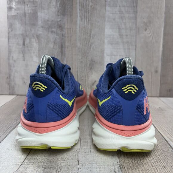 Hoka One One Clifton 9 Women's Size 8.5 B Running Shoes Athletic Sneakers Blue - Picture 10 of 13
